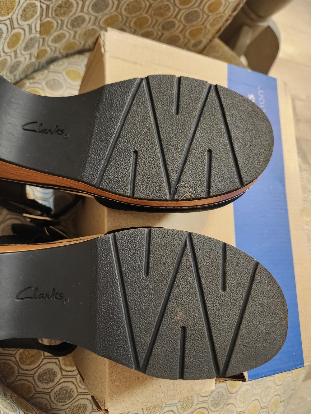 Clarks Paizlee Bay Slingback Heeled Clogs. Size-7 Medium - Picture 4 of 10